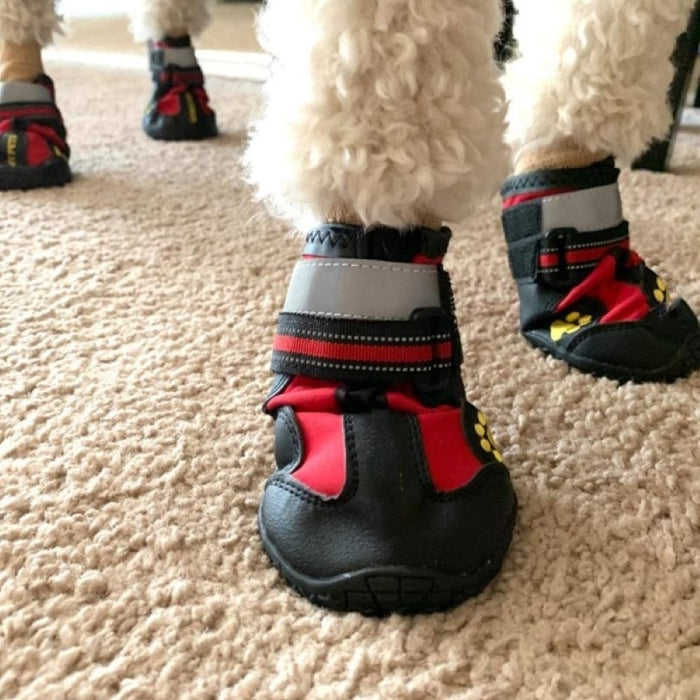 Waterproof Shoes For Dogs With Reflective Strips