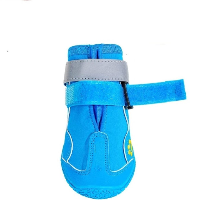 Waterproof Shoes For Dogs With Reflective Strips Rugged Anti-Slip Sole