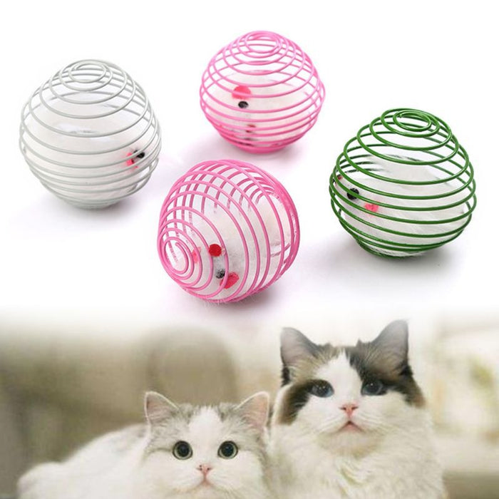 Interactive Colorful Cat Coil