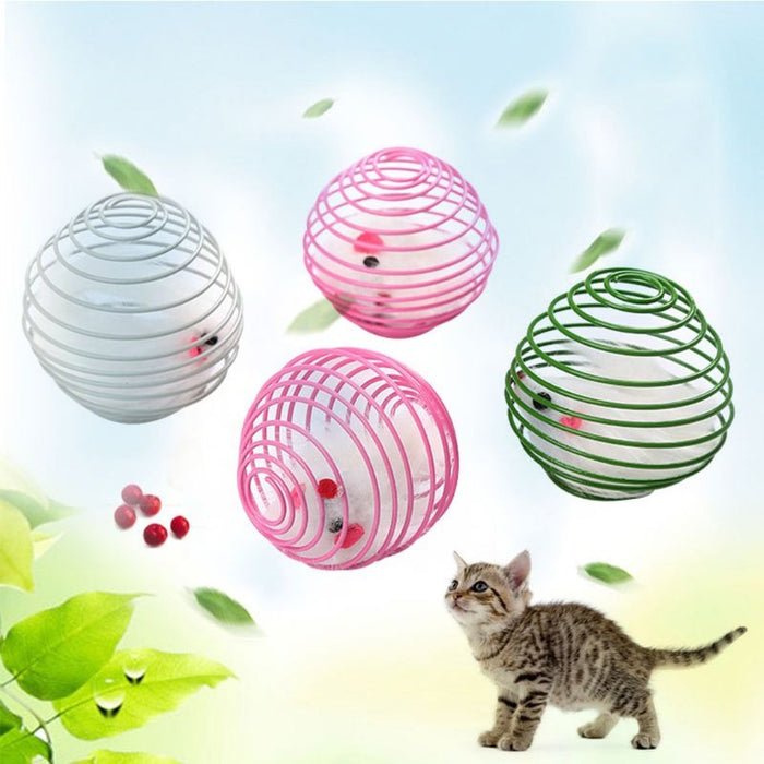 Interactive Colorful Cat Coil