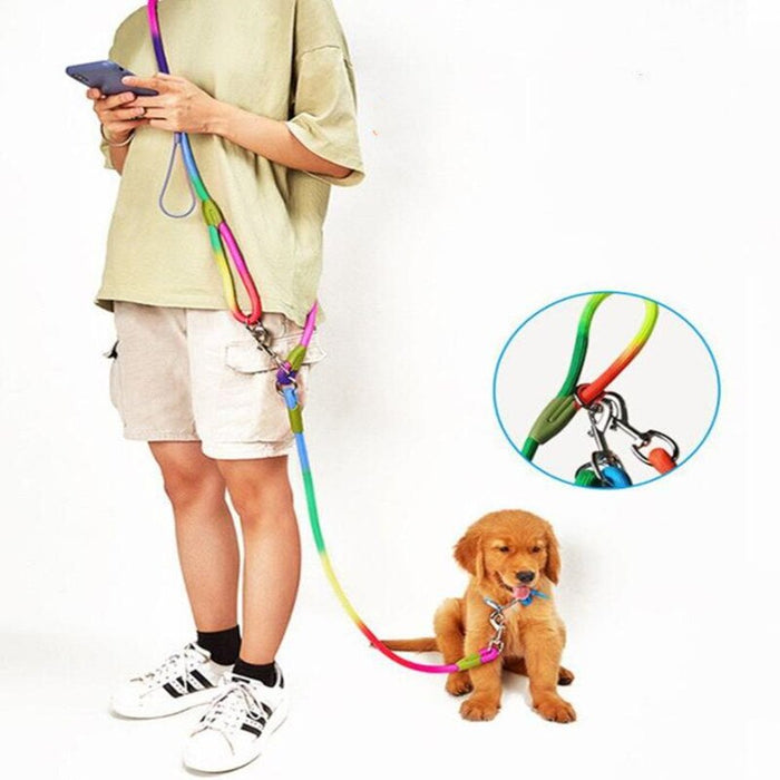 Reflective Multicolor Pet Dog Leash