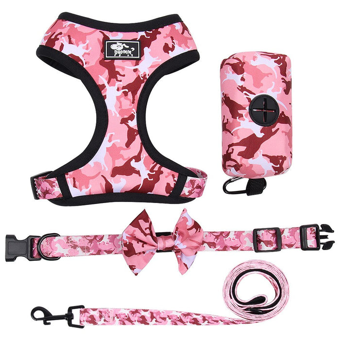 Dog Harness With Leash Combo