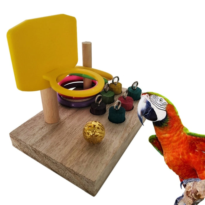 Wooden Box Bird Toy