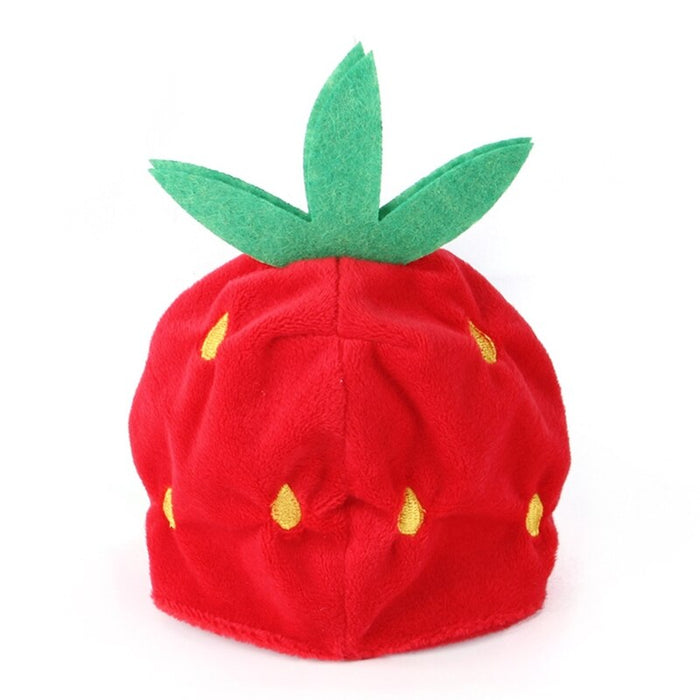 Strawberry Headgear For Cats