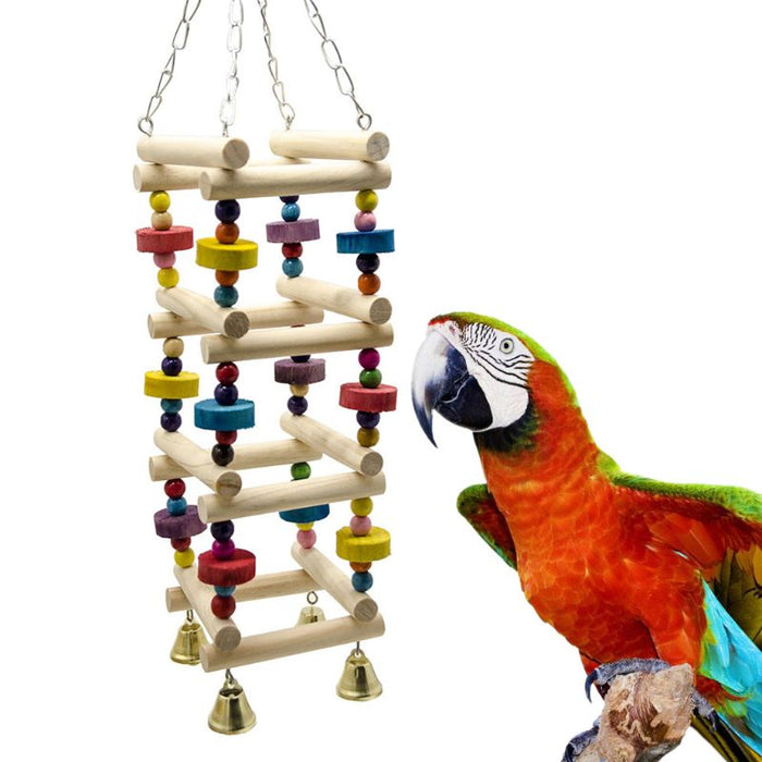 Wooden Bird Swing Ladder Toy