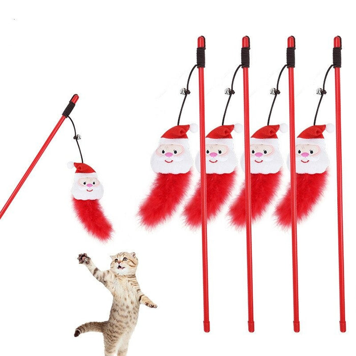 New Santa Cat Stick