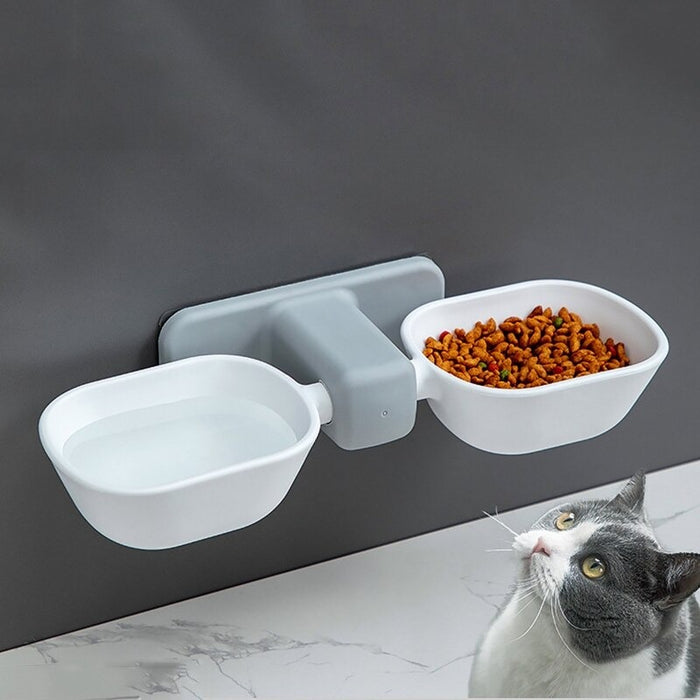 Wall-mounted Cat Food Bowl