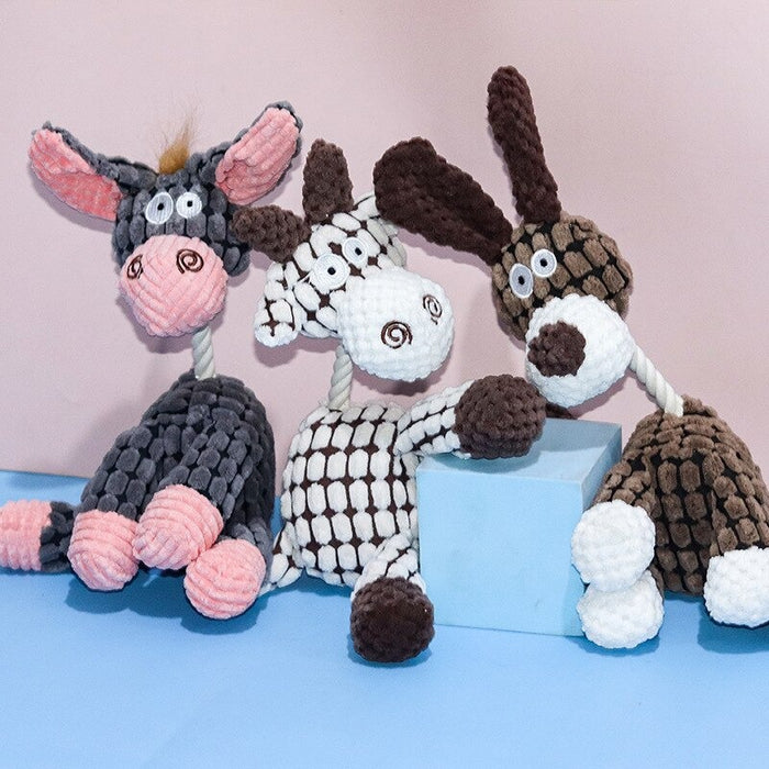 Animals Donkey Shaped Dog Toys