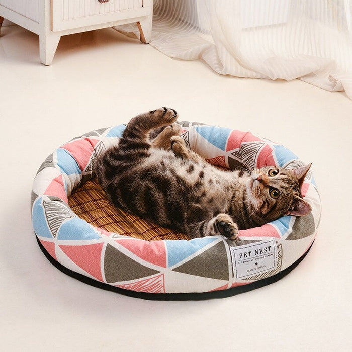 Summer Cooling Cat Mat Sponge Waterproof