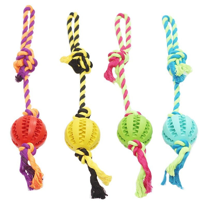 Dog Toys Rubber Cleaning Balls