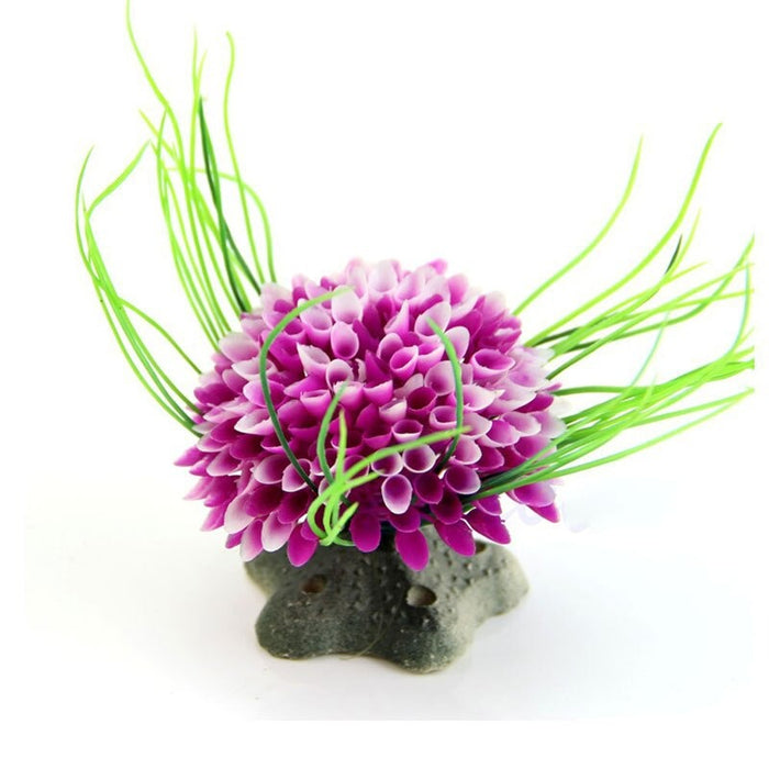 Artificial Green Plant Ornament For Aquarium
