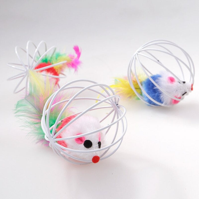 Mice Ball Cage Toy