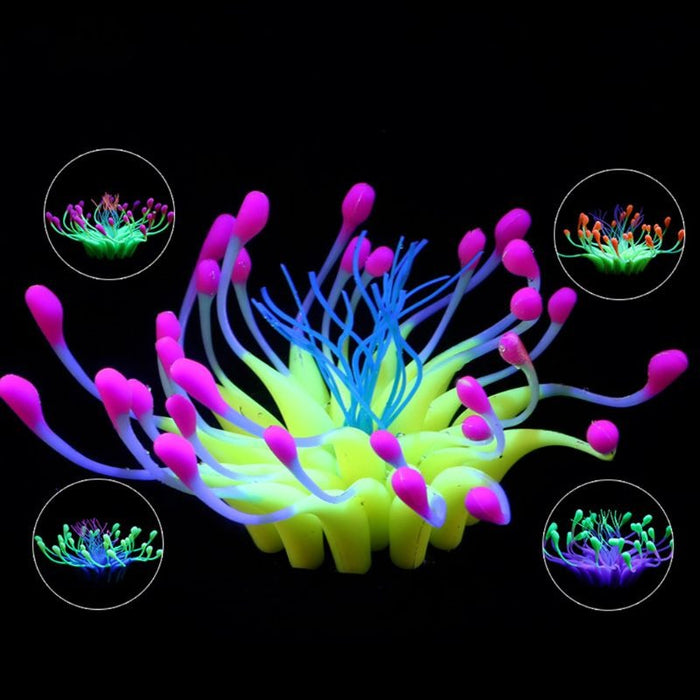 Gooseneck Coral Artificial Ornament For Aquarium