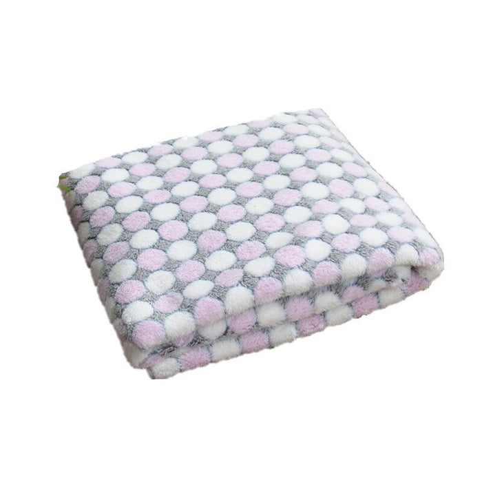 Cat Blanket Beds Mat Dotted