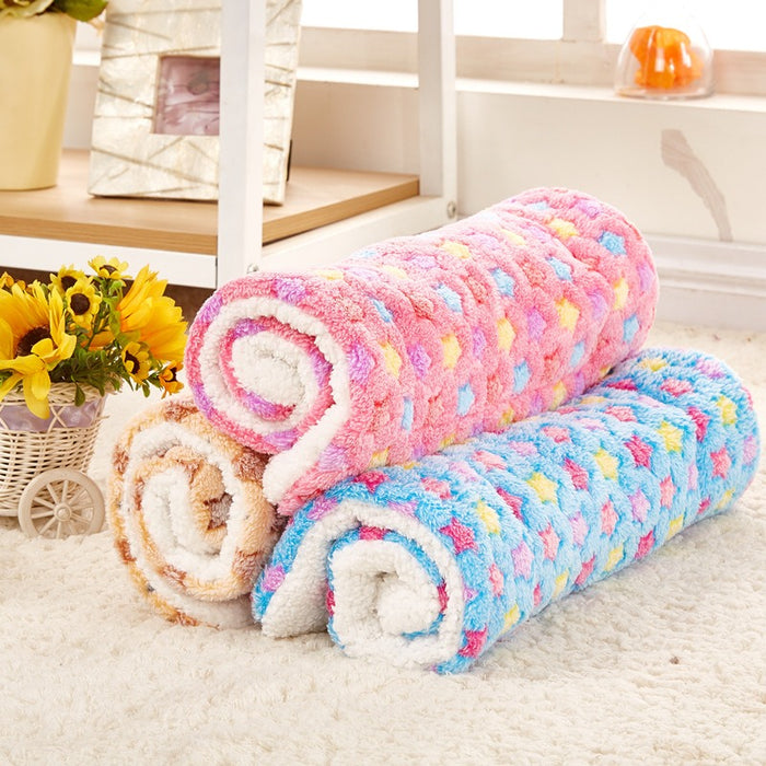 Thickened Fleece Pet Blanket