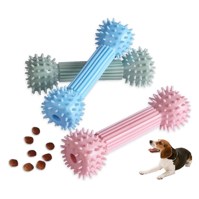 Dogs Teething Barbell Tug Chewing Toys
