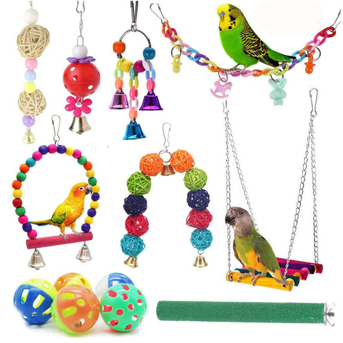 12 Pieces Birds Cage Toy