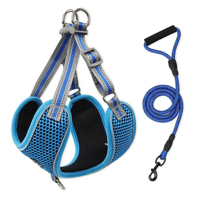 Breathable Pet Harness And Leash Set