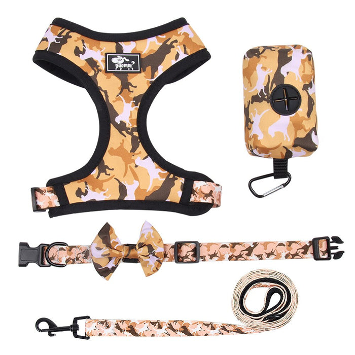 Dog Harness With Leash Combo