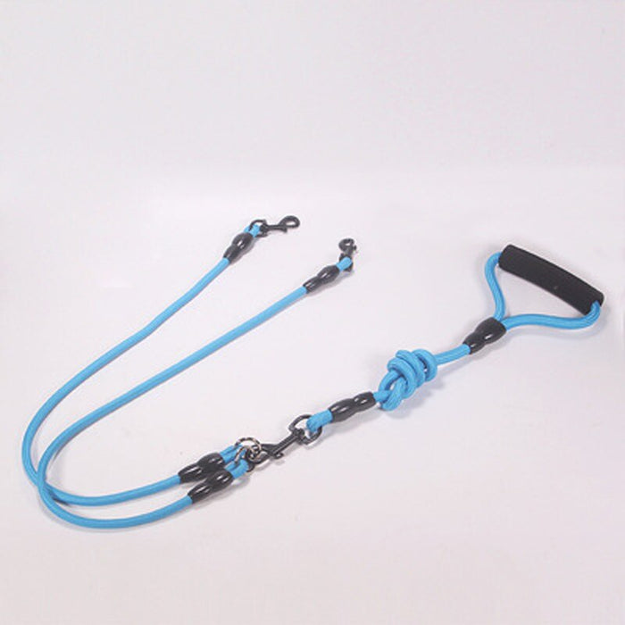 Nylon Rope Two Heads Dogs Leash