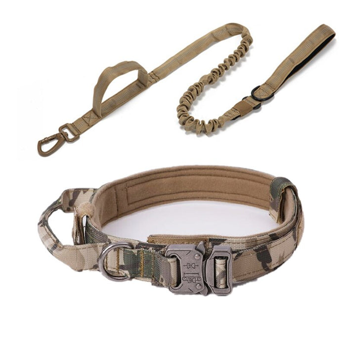 Durable Tactical Dog Collar And Leash Set