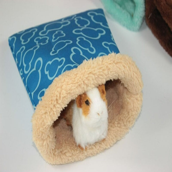 Warm Plush Hamster Bed